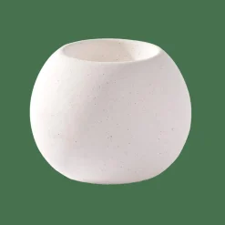 ALBA Support Bougie Chauffe-plat Blanc