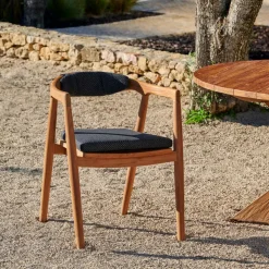 AUGUST Coussin Dossier Noir