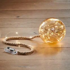 BLOXEM Boule Déco Avec 21 LEDs Doré