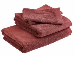 B-LUX Tapis De Bain Bordeaux