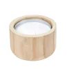 CITRONELLA WOOD Bougie De Jardin Blanc