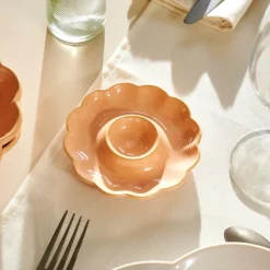 DAHLIA Assiette Blanc