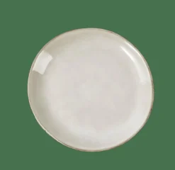 EARTH MARL Assiette à Dessert Crème