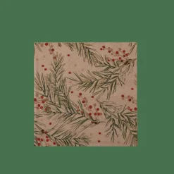 ECO HOLLY Set De 20 Serviettes Multicolore