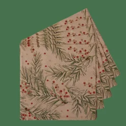 ECO HOLLY Set De 20 Serviettes Multicolore