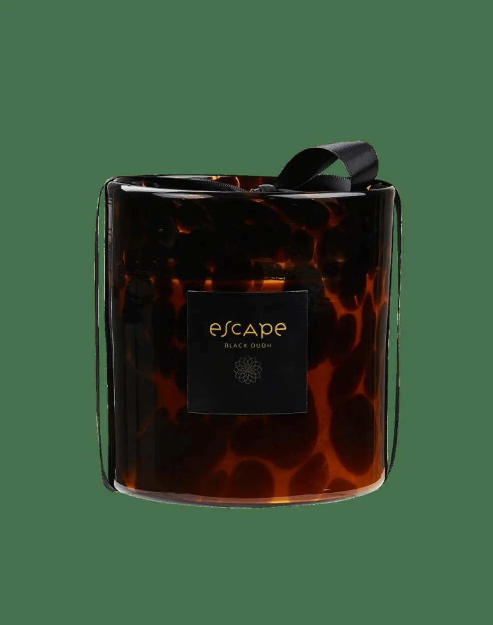 ESCAPE BLACK OUDH Bougie Parfumée Brun, Ocre, Multicolore