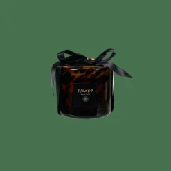 ESCAPE BLACK OUDH Bougie Parfumée Dans Un Verre Noir, Brun, Multicolore