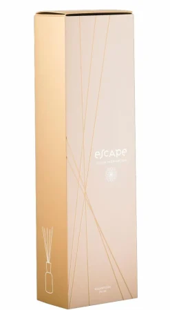 ESCAPE INDIAN INSPIRATION Bougie Parfumée Dans Un Verre Blanc, Beige, Multicolore