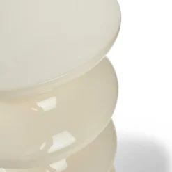 FLOWY Bougie Blanc Cassé