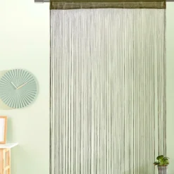 GREEN Rideau à Franges Vert