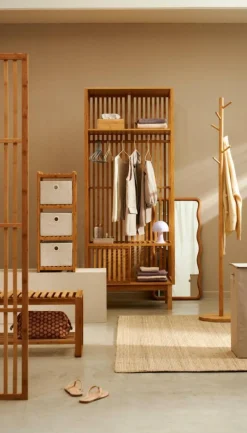 HELGE Porte-vêtements Naturel