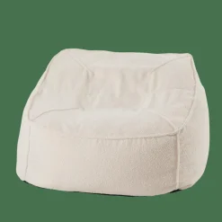 JACKI Fauteuil Pouf Poire Blanc