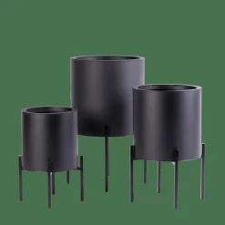 LOUNGE Pot De Jardin Noir