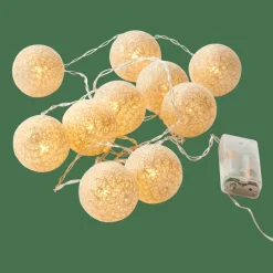LUIS Guirlande Lumineuse 10 Leds Doré