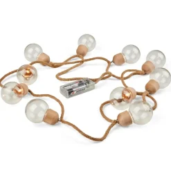 LUMIERE Guirlande Lumineuse Transparent, Naturel