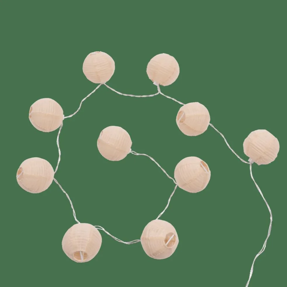 LYNN Guirlande Lumineuse 10 LEDs Beige