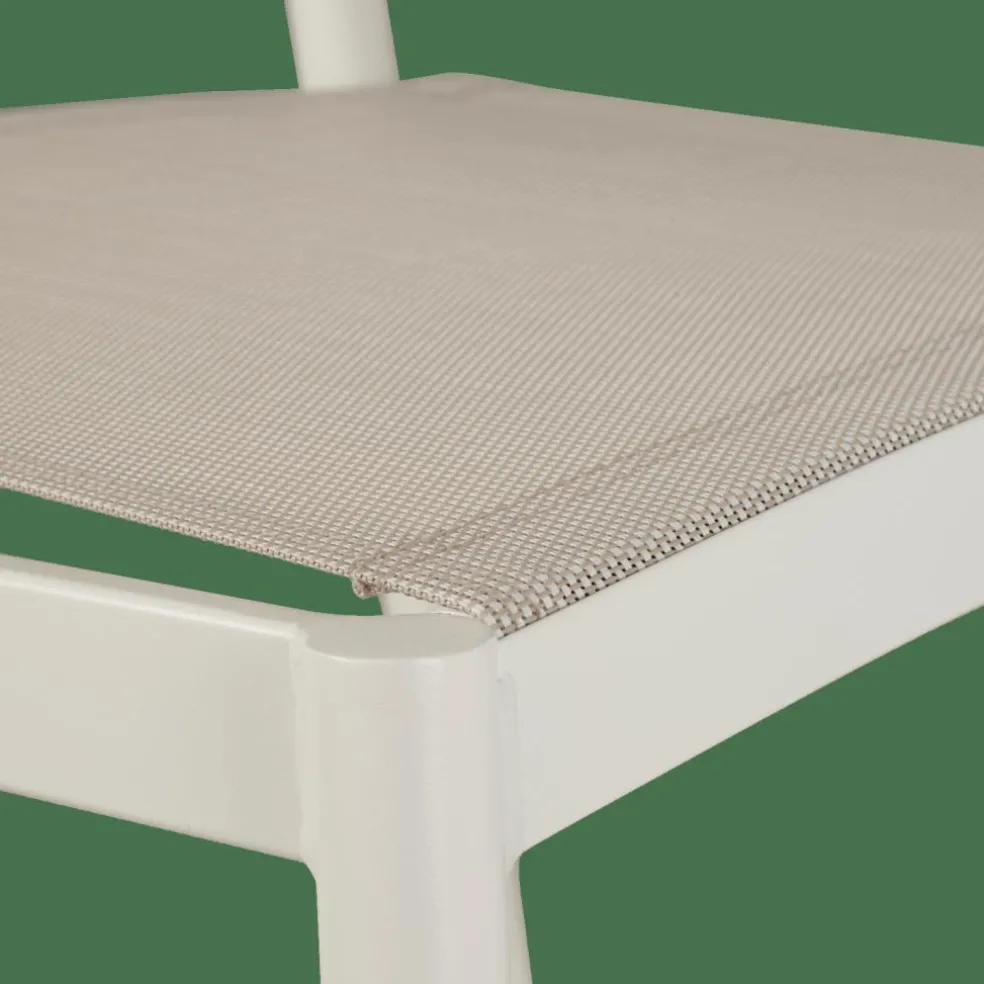 MAVAS Chaise Empilable Blanc