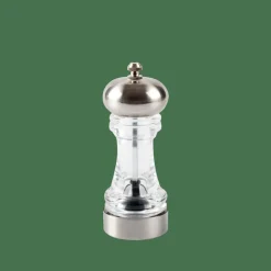 MOLINO Moulin à Poivre Et à Sel Argent, Transparent