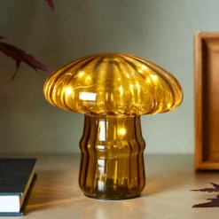 MUSHRO Lampe Déco Jaune