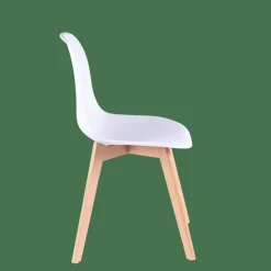 NEW MATS Chaise De Salle à Manger Blanc