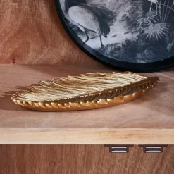 PALM Feuille Déco Doré