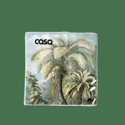 PALMEN Set De 20 Serviettes Vert