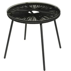 PAPAYO & ACAPULCO Ensemble De Salon Noir