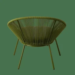 PAPAYO Chaise Lounge Avec Coussin Vert