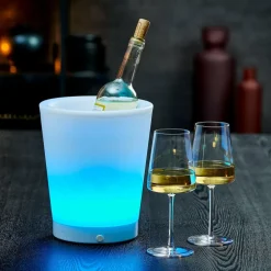 PARTY Seau à Glace Avec Moodlight Blanc
