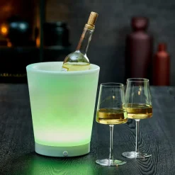 PARTY Seau à Glace Avec Moodlight Blanc