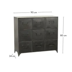 PHARMA Meuble De Pharmacie Noir