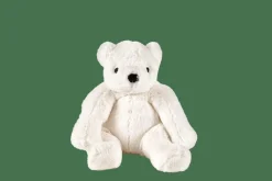 POLA Ours Blanc Peluche Blanc