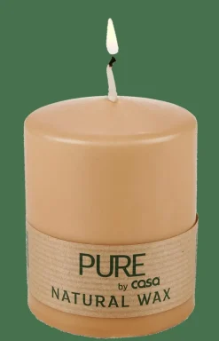 PURE Bougie Cylindrique Beige