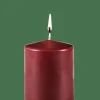 PURE Bougie Cylindrique Rouge Foncé