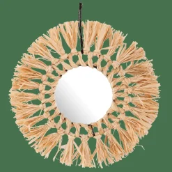 RAFFIA Miroir Naturel