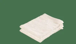 RECYCLE Gants De Toilette Set De 2 Crème