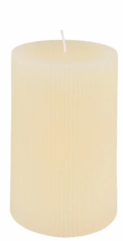 RUSTIC Bougie Côtelée Menthe