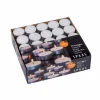 SPAAS Bougies Chauffe-plat Set De 75 Blanc