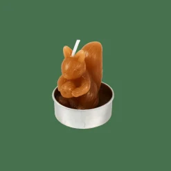 SQUIRREL Bougies Chauffe-plat Set De 6 Brun
