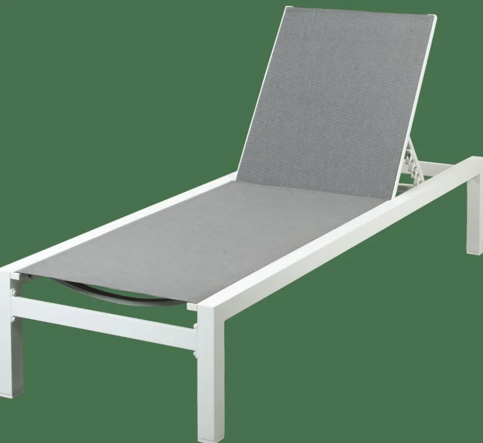 SYDNEY Chaise Longue Set De 2 Blanc
