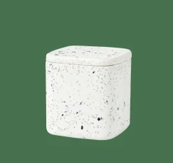 TERRAZZO Boîte à Coton Blanc