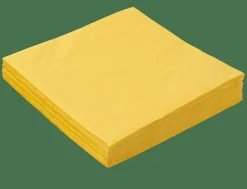 UNI Set De 20 Serviettes Ocre