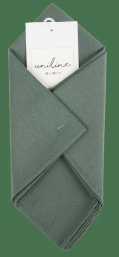 UNILINE Serviette Vert Foncé
