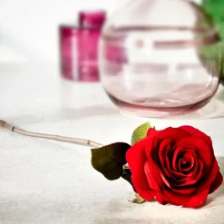 VELVET Fleur Artificielle Rouge