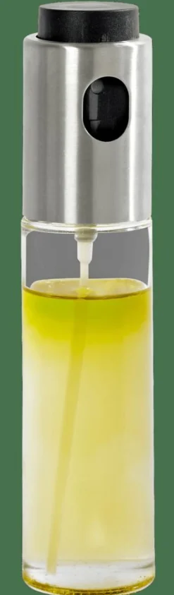 VINAIGRE Pulvérisateur Huile-vinaigre Noir, Argent, Transparent