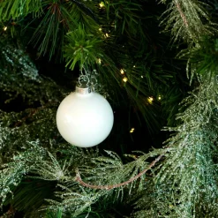 WHITE Rideau à Franges Blanc