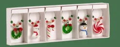 X-MAS Marque Verre Set De 6 Multicolore